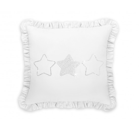 Almofada Decorativa com cristais para berço ou cama 